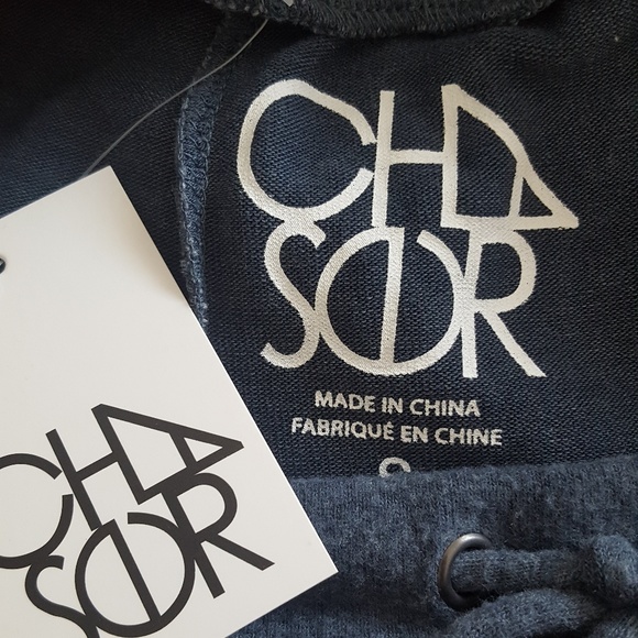 NWT CHASER GRAYISH BLUE RAINBOW STRIPE JOGGERS - Picture 3 of 5